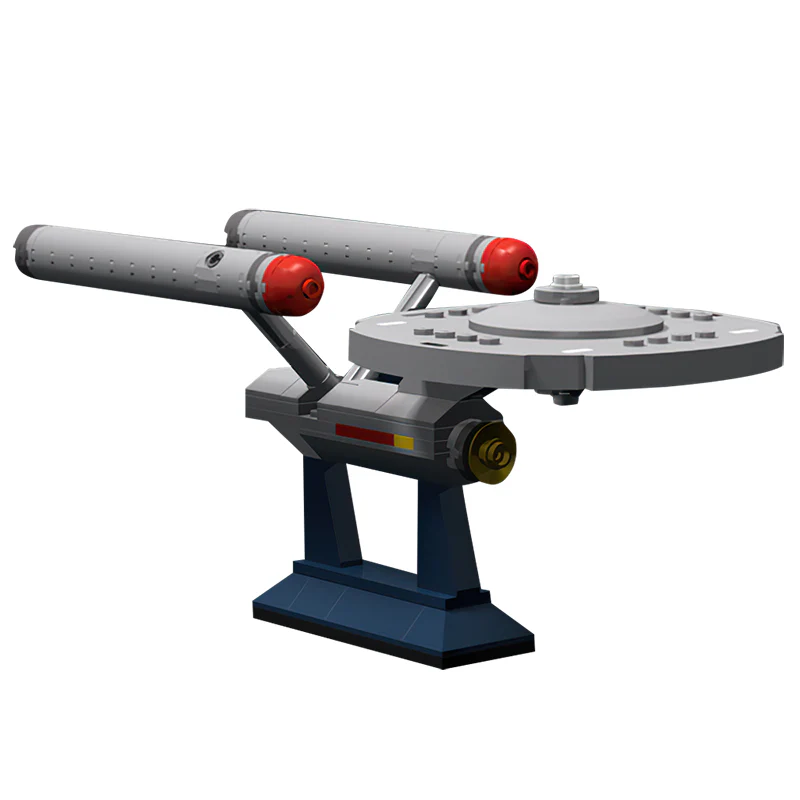 GOBRICKS MOC 6021 Constitution Class U.S.S. Enterprise NCC-1701 from Star Trek - YWOBB