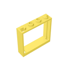 GOBRICKS GDS-780 Window 1 x 4 x 3 - No Shutter Tabs - YWOBB