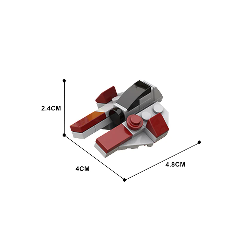 GOBRICKS MOC 48786 republic fighter squadron - YWOBB