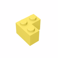 GOBRICKS GDS-572 Brick 2 x 2 Corner - YWOBB