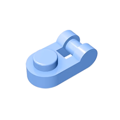 GOBRICKS GDS-1290 Round 1 x 1 with Bar Handle - YWOBB