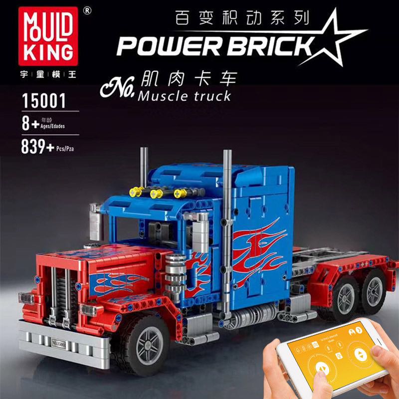 Mould King 15001  Muscle Truck - YWOBB