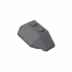 GOBRICKS GDS-756 Wedge 2 x 4 Triple - YWOBB