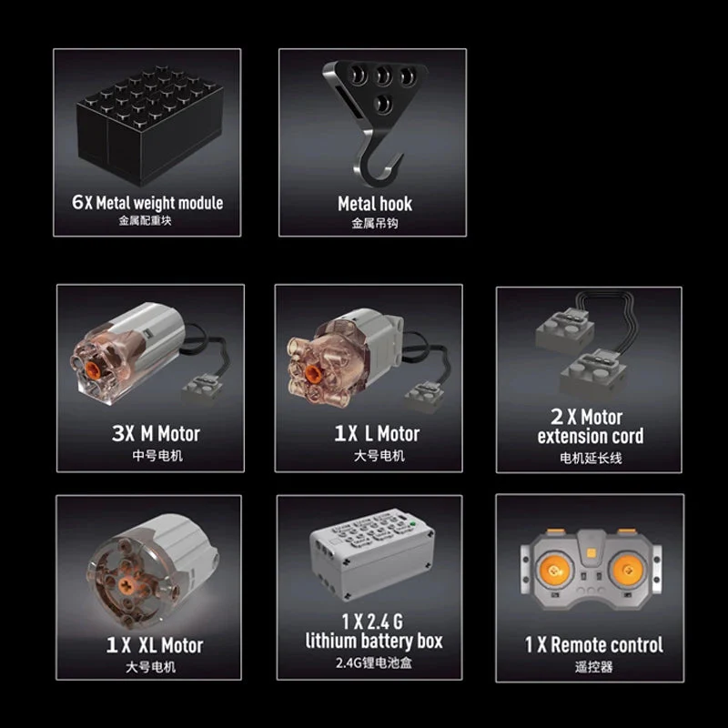 Mould King 17013 RC Grove GMK Crane OVP EU Warehouse Version - YWOBB