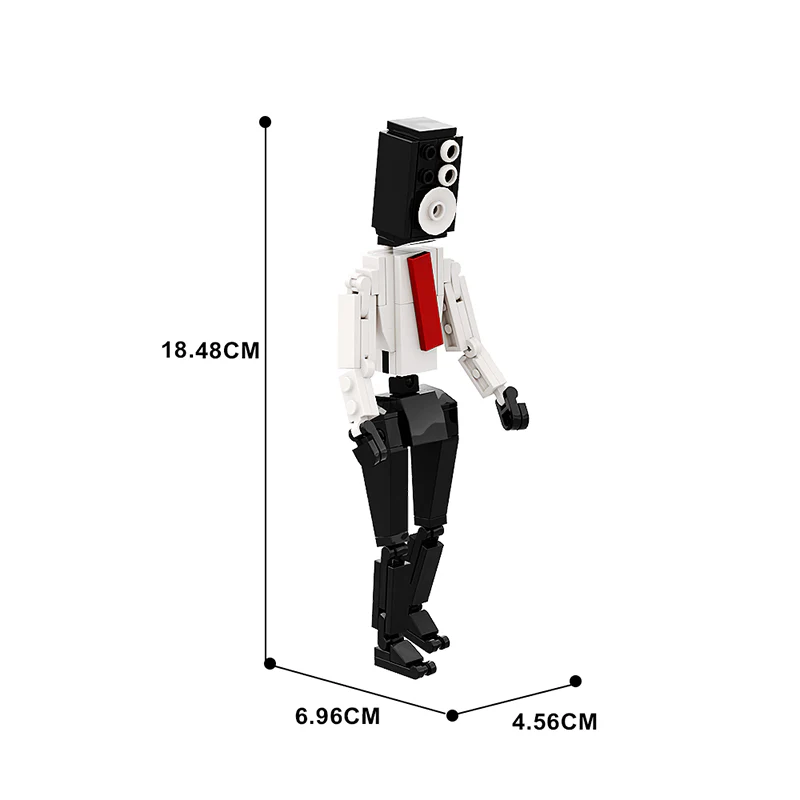 GOBRICKS MOC A0983Y05 sound man - YWOBB