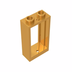 GOBRICKS GDS-782 Window 1 x 2 x 3 Flat Front - YWOBB