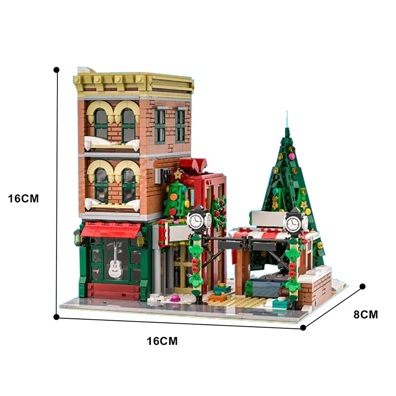GOBRICKS MOC 130209 Winter Modular Buildings - YWOBB