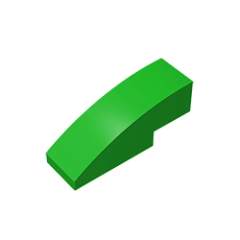 GOBRICKS GDS-657  Curved 3 x 1 - YWOBB