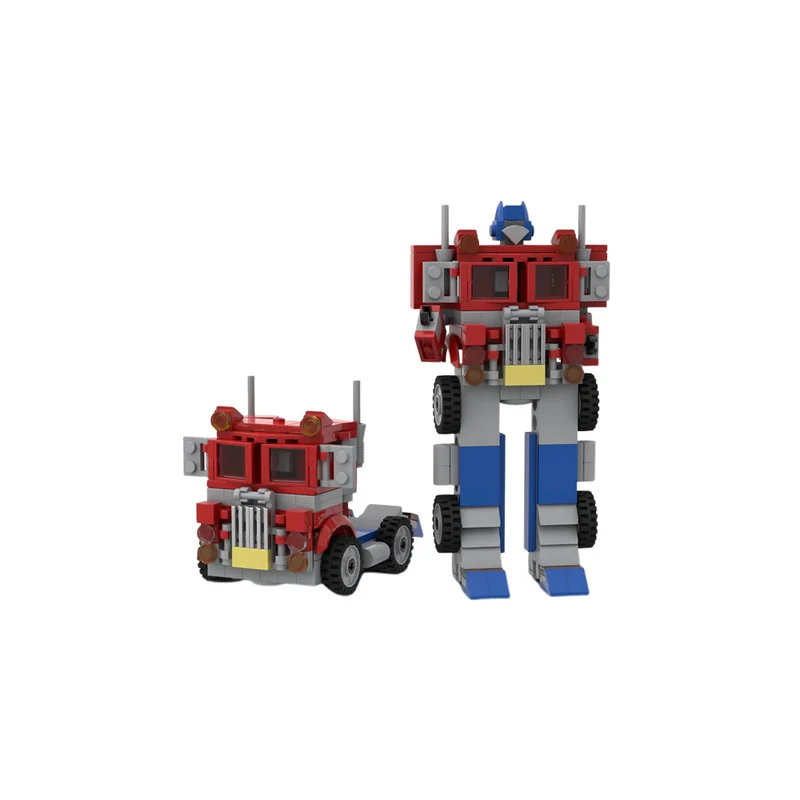 GOBRICKS MOC 168796 Optimus Prime - old Speed Champions scale - YWOBB