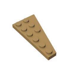 GOBRICKS GDS-551  Plate 6 x 3 Left - YWOBB