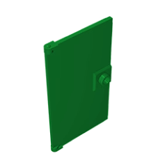 GOBRICKS GDS-763 Door 1 x 4 x 6 with Stud Handle - YWOBB