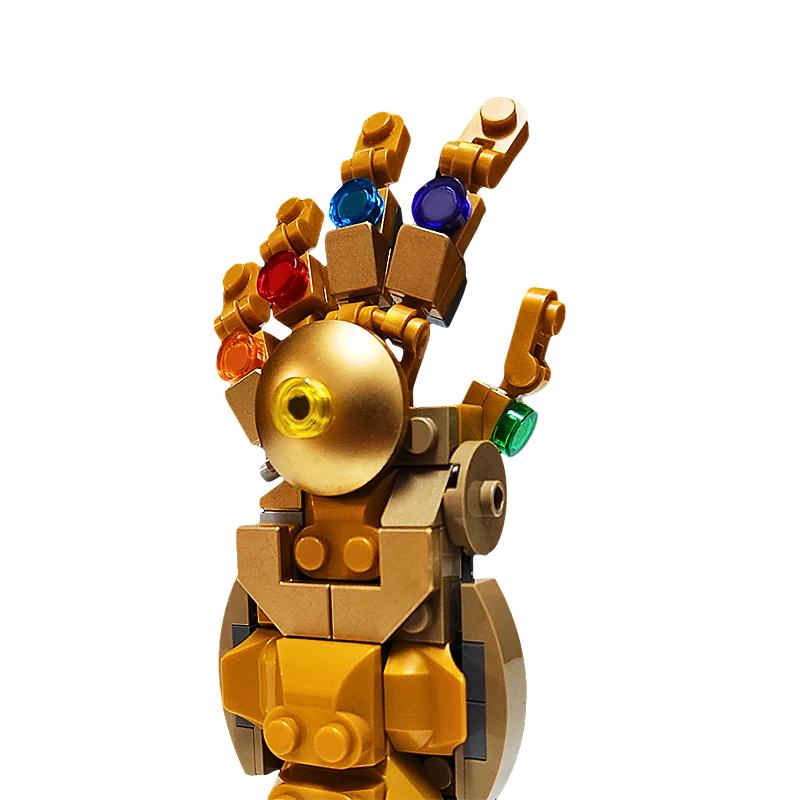 GOBRICKS MOC 157441 Mini Infinity Gauntlet - YWOBB