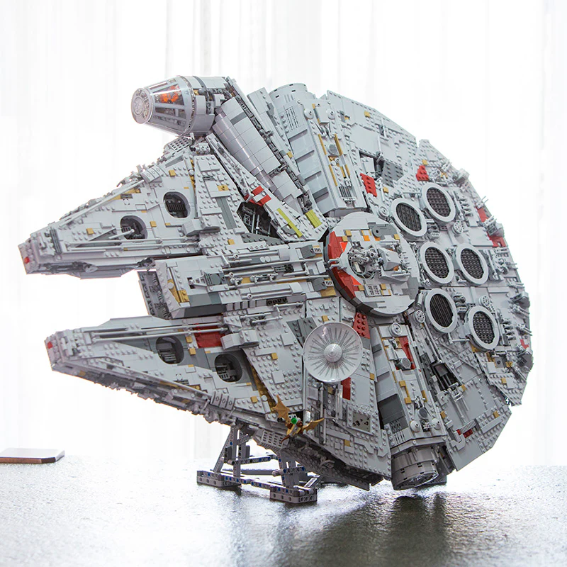 YOURBRICKS 30002 Efferman's Vertical Stand for Millennium Falcon 75192 MOC 10219 - YWOBB