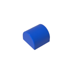 GOBRICKS GDS-M255	Slope Curved 1 x 1 x 2/3 Double - YWOBB