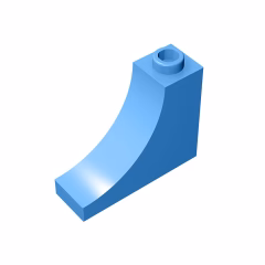 GOBRICKS GDS-857 Arch 1 x 3 x 2 Inverted - YWOBB