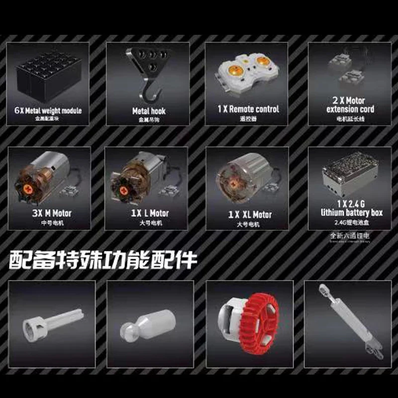 Mould King 17013H RC Grove GMK Crane OVP EU Warehouse Version - YWOBB