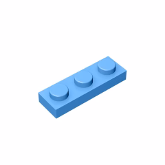 GOBRICKS GDS-503 Plate 1 x 3 - YWOBB