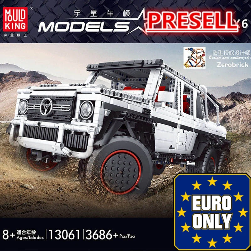 Mould King 13061 RC Mercedes Benz G700 6x6 OVP EU Warehouse Version - YWOBB
