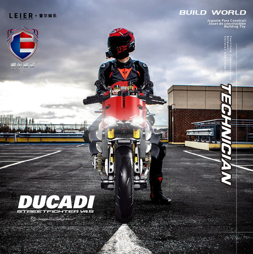RAEL 50051 Ducati High-Tech Racing Motorcycle - YWOBB