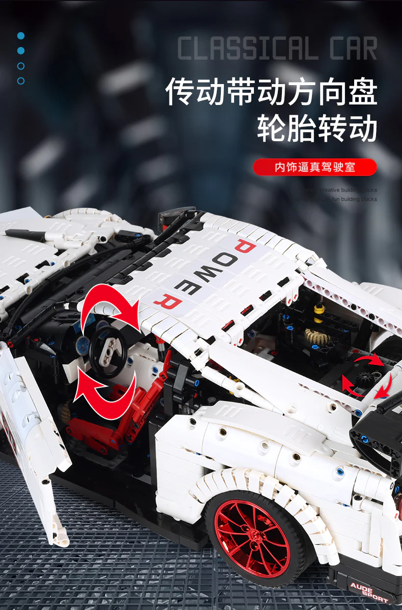 Mould King 13172 The Nismo Nissan GTR GT3 - YWOBB