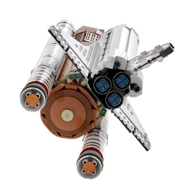 GOBRICKS MOC 46228 Space Shuttle (1:110 Scale) - YWOBB