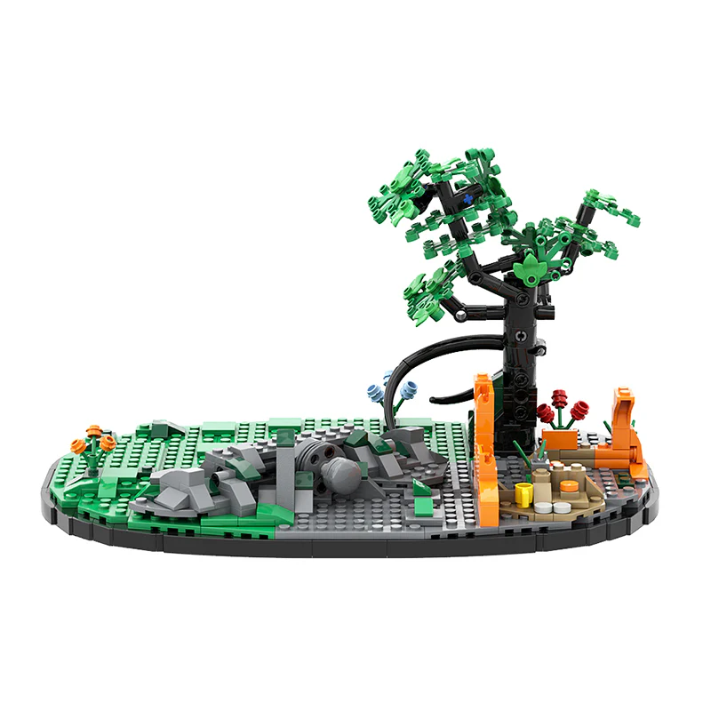 GOBRICKS MOC 136463 Thunderfang - Base - YWOBB