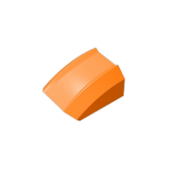 GOBRICKS GDS-1015 Curved 2 x 2 Lip - YWOBB