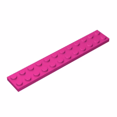 GOBRICKS GDS-515 Plate 2 x 12 - YWOBB