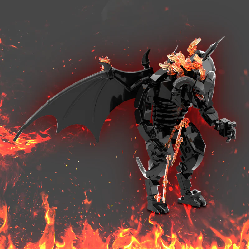 GOBRICKS MOC A1478 Lord of the Rings-Little Balrog - YWOBB