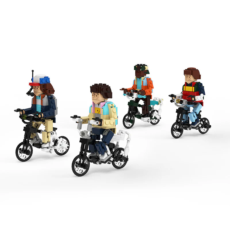 MOC C7367 Stranger Things Minifigure Bike - YWOBB