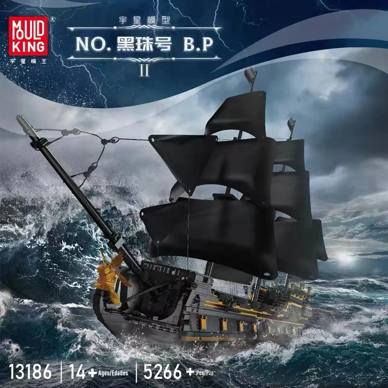 Mould King 13186 Black Pearl OVP EU Warehouse Version - YWOBB