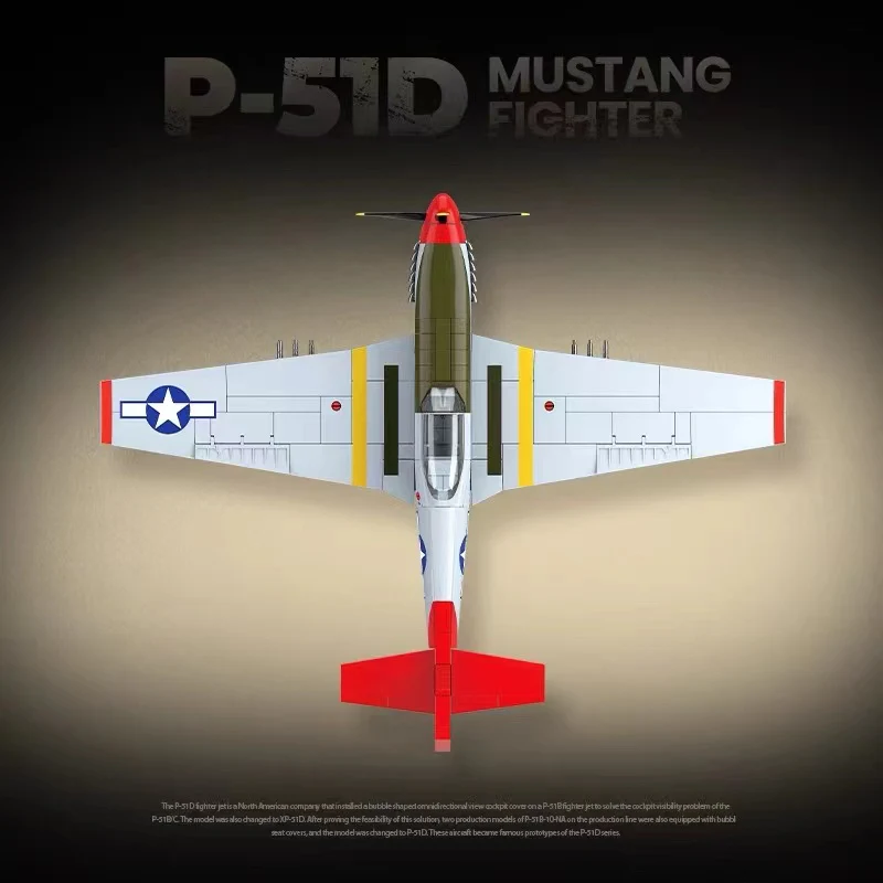 Quan Guan 100278 WWII P-51D Mustang Fighter - YWOBB