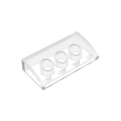 GOBRICKS GDS-859  Curved 2 x 4 x 2/3 with Bottom Tubes - YWOBB