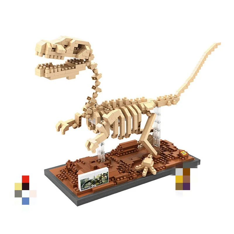 LOZ 9026 Velociraptor Fossil - YWOBB