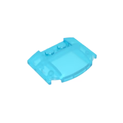 GOBRICKS GDS-1577 Wedge 3 x 4 x 2/3 Triple Curved - YWOBB