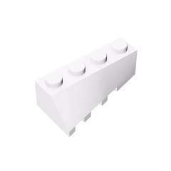GOBRICKS GDS-1167 Wedge 4 x 2 Sloped Right - YWOBB