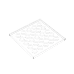 GOBRICKS GDS-1116 Tile 6 x 6 with Bottom Tubes - YWOBB