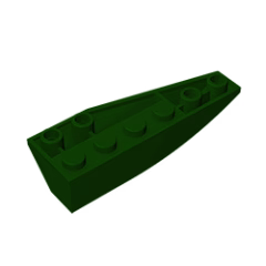 GOBRICKS GDS-766 Wedge 6 x 2 Inverted Left - YWOBB