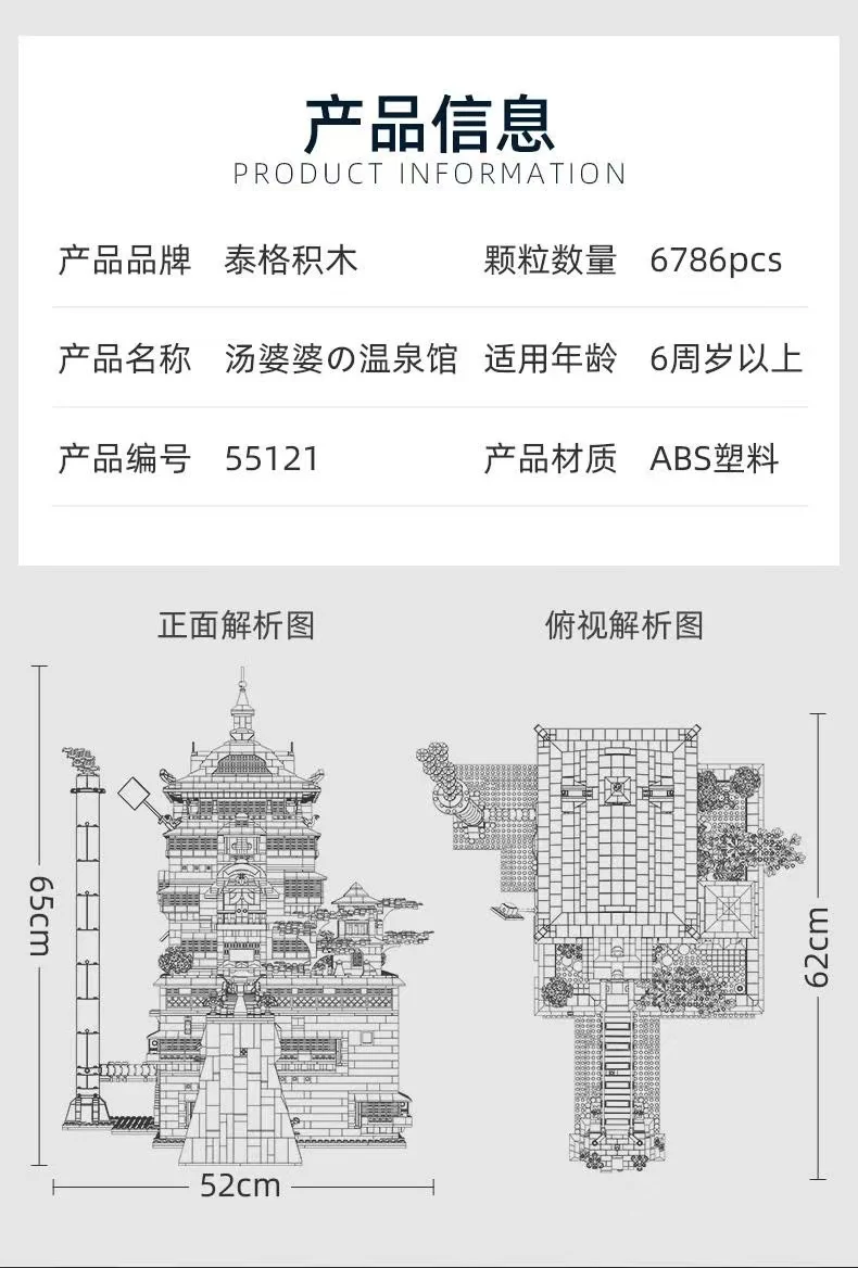 TIGER 55121 Granny Tang's Hot Spring with Lights OVP EU Warehouse Version - YWOBB