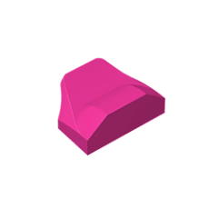 GOBRICKS GDS-1507 Curved 1 x 2 x 2/3 Wing End - YWOBB