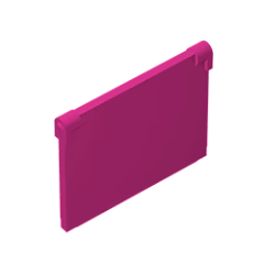 GOBRICKS GDS-878 Glass for Window 1 x 4 x 3 - Opening - YWOBB