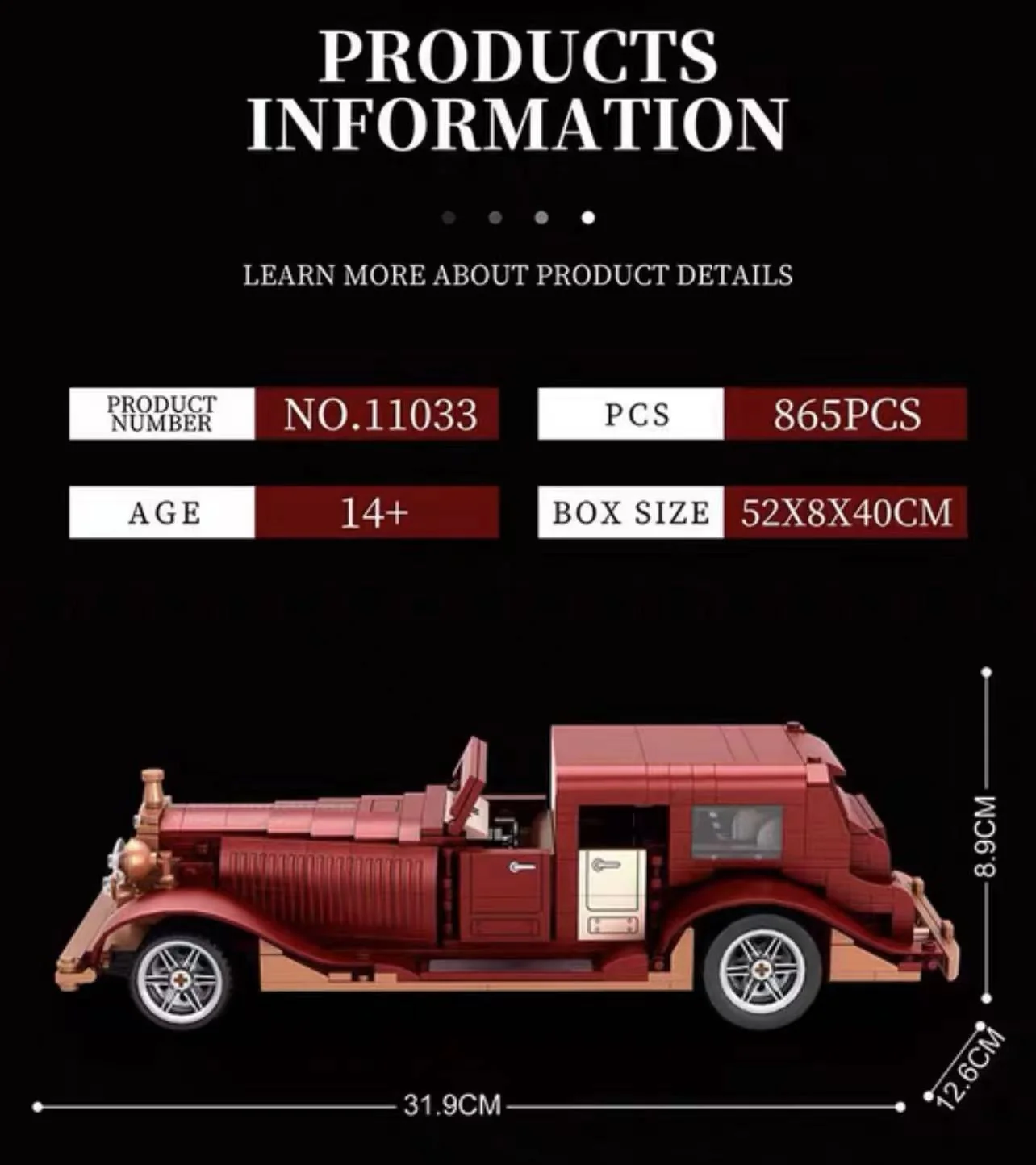Reobrix 11033 Nostalgic Car - YWOBB