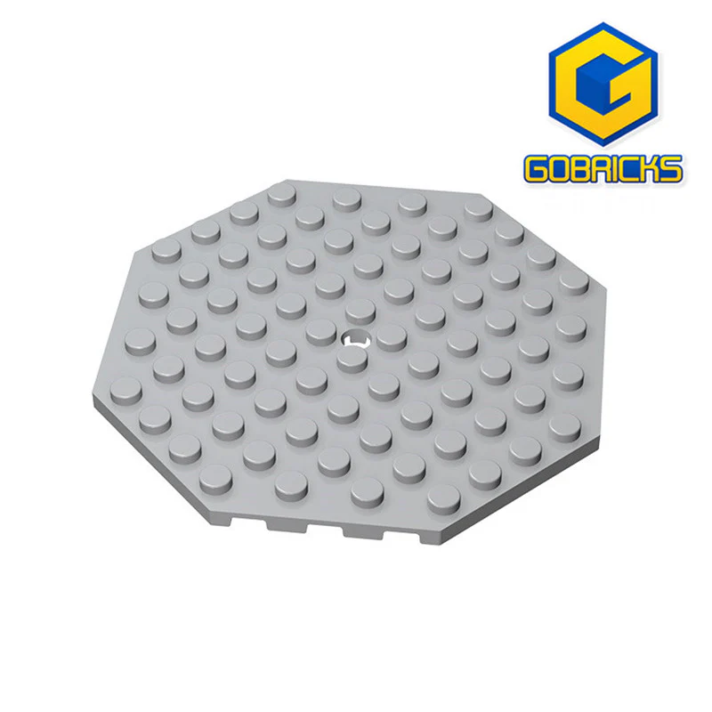 GOBRICKS GDS-840  Modified 10 x 10 Octagonal with Hole - YWOBB