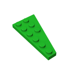 GOBRICKS GDS-551  Plate 6 x 3 Left - YWOBB