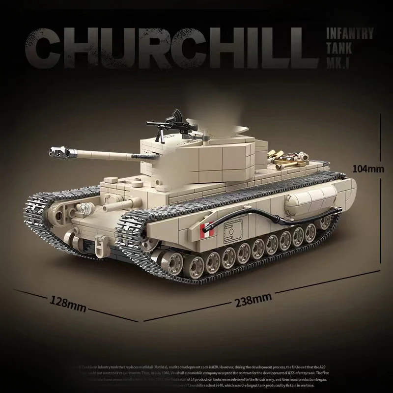 Quan Guan 100238 Churchill MK.I Infantry Tank - YWOBB