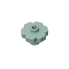 GOBRICKS GDS-1435 Plant Flower 2 x 2 Rounded - Open Stud - YWOBB
