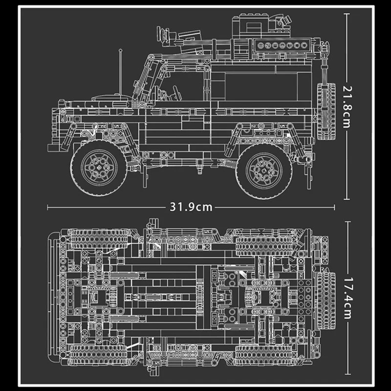 RAEL LE-J908 Landrover Defender - YWOBB