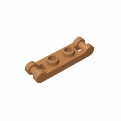 GOBRICKS GDS-734  Modified 1 x 2 with Bar Handles on Ends - Closed Ends - YWOBB