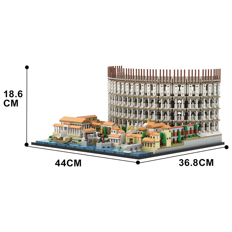 GOBRICKS MOC 123064 Colosseum - YWOBB