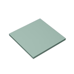 GOBRICKS GDS-1116 Tile 6 x 6 with Bottom Tubes - YWOBB